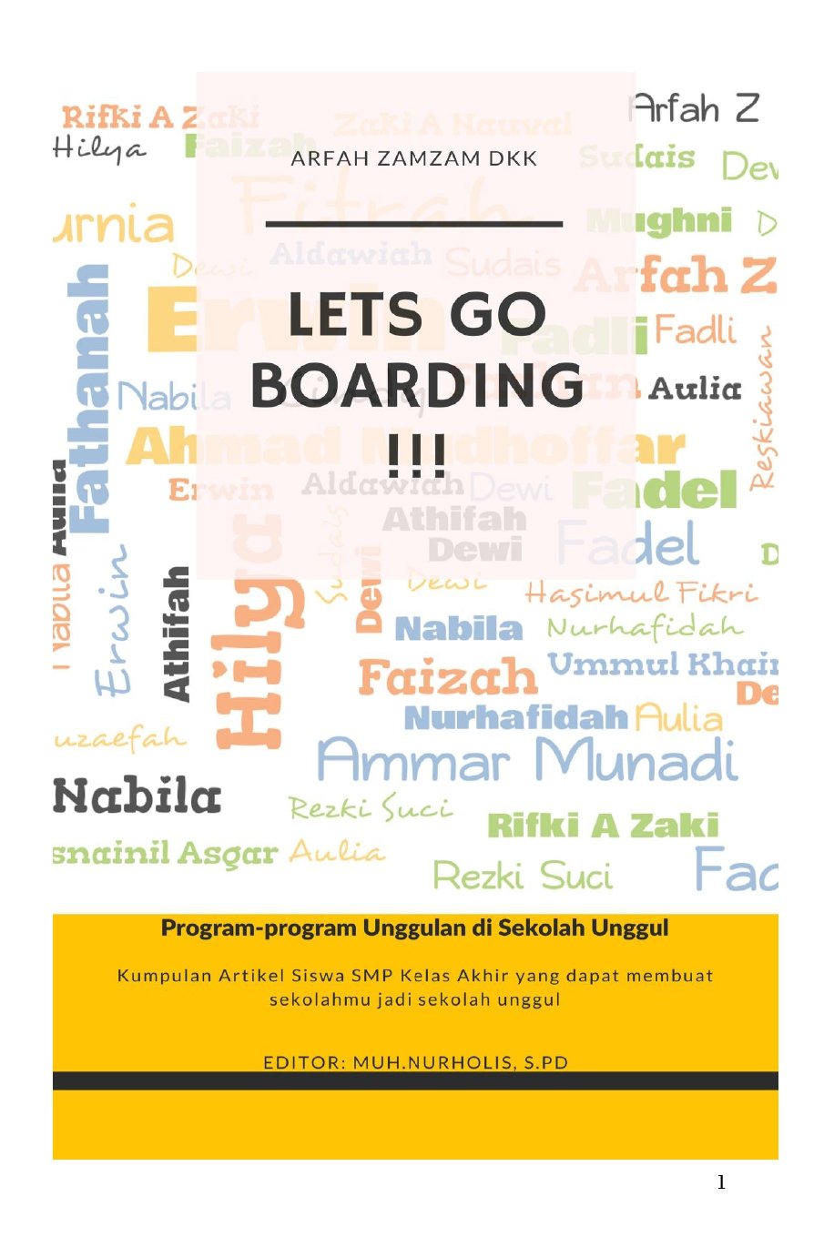 Cover LETS GO BOARDING